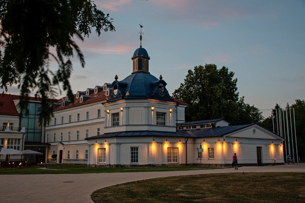 Kúpele Turčianske Teplice - večerný pohľad