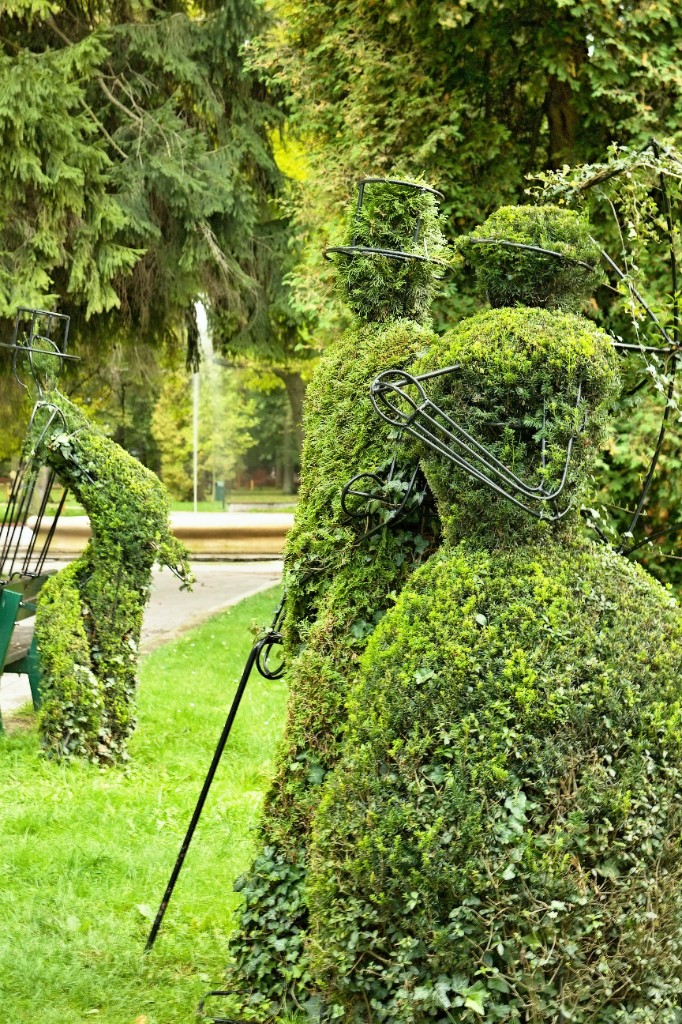 Kúpeľný park - záhradná socha